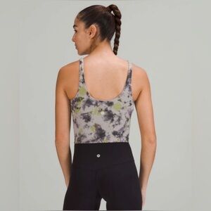 lululemon size 4 tie-dye purple and green women’s align sports bra tank top